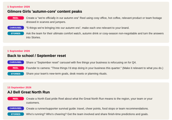September Sharp Picks page